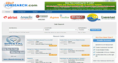 Desktop Screenshot of 24x7jobsearch.com